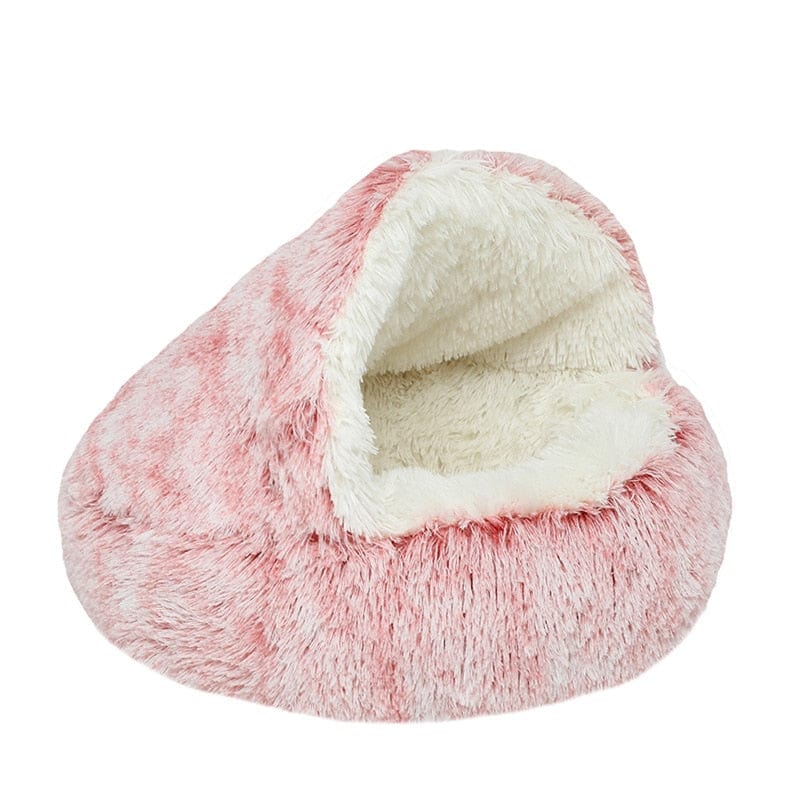 CozyNook Lit rond en peluche pour chiens et chats